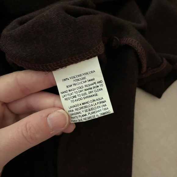 Rudsak High Waist Black Pant Trousers Size  S Black Office Work Dark Academia - Picture 10 of 11